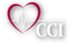 A heart with the word ccw written underneath it.